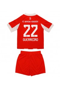 Bayern Munich Raphael Guerreiro #22 Babyklær Hjemme Fotballdrakt til barn 2025-26 Korte ermer (+ Korte bukser)